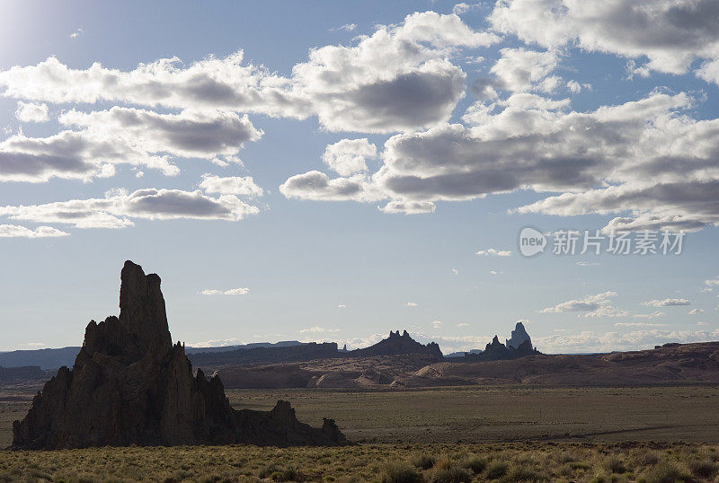 亚利桑那州Kayenta的Church Rock Wash